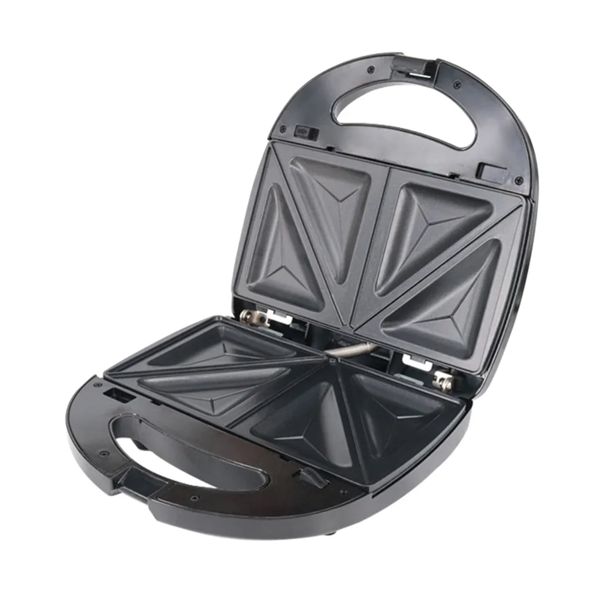 5-in-1 Sandwich Maker with Waffle and Grill Plates, 850W, Non-stick Coating, LED Indicator, Detachable Plates, 25 x 25 cm Cooking Surface