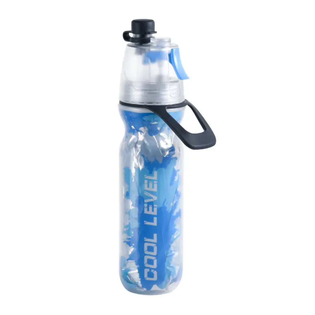 Insulated Sports Misting Water Bottle, Three-Layer Cold Insulation, Spray Lock Design, Portable for Hiking, Cycling, Camping