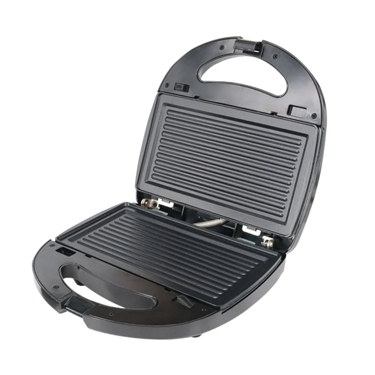 5-in-1 Sandwich Maker with Waffle and Grill Plates, 850W, Non-stick Coating, LED Indicator, Detachable Plates, 25 x 25 cm Cooking Surface