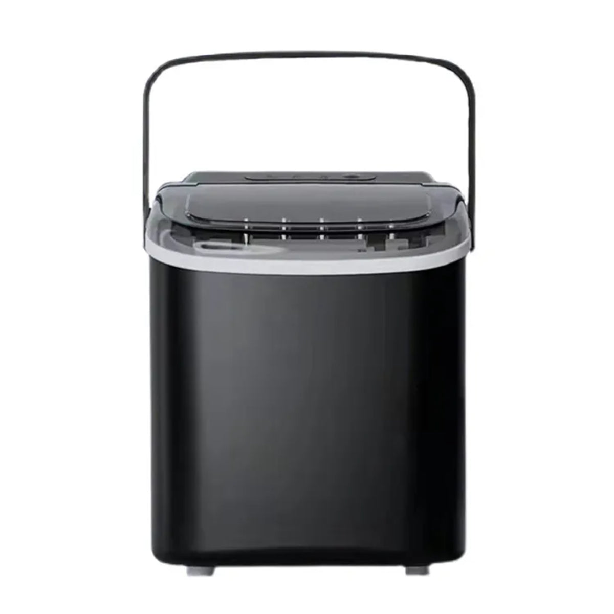 Countertop Ice Maker, Portable Nugget Ice Machine, 34Lbs/24H Production, 6 Minutes Quick Ice Making, Self-Cleaning, Black