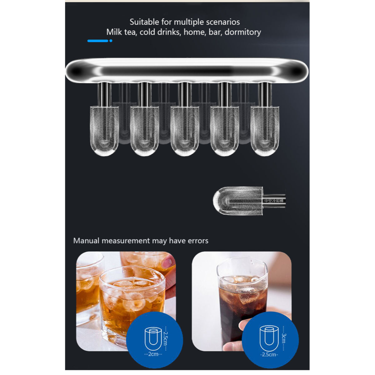 24H Portable Ice Maker Self-Cleaning Countertop Ice Machine 2 Sizes Bullet Ice Cubes for Home Kitchen Office Bar Party, White