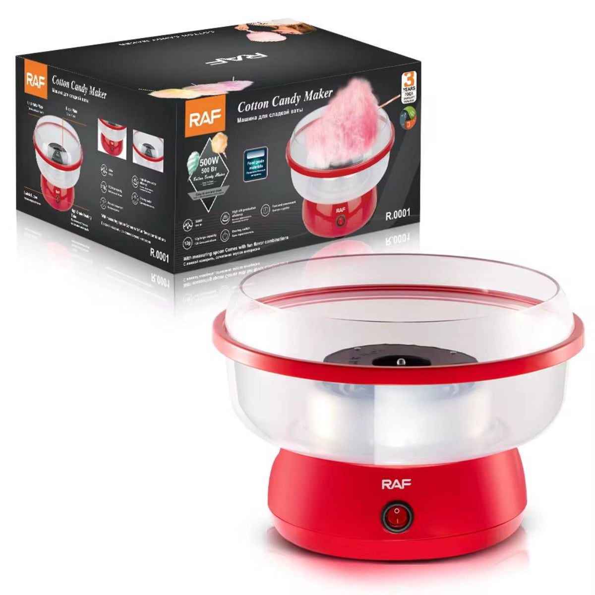 Cotton Candy Machine, Homemade Cotton Candy Machine Birthday Party Cotton Candy Maker Hard Sugar Cotton Candy Machine Sugar Floss Maker Portable Cotton Candy Maker for Birthday Party