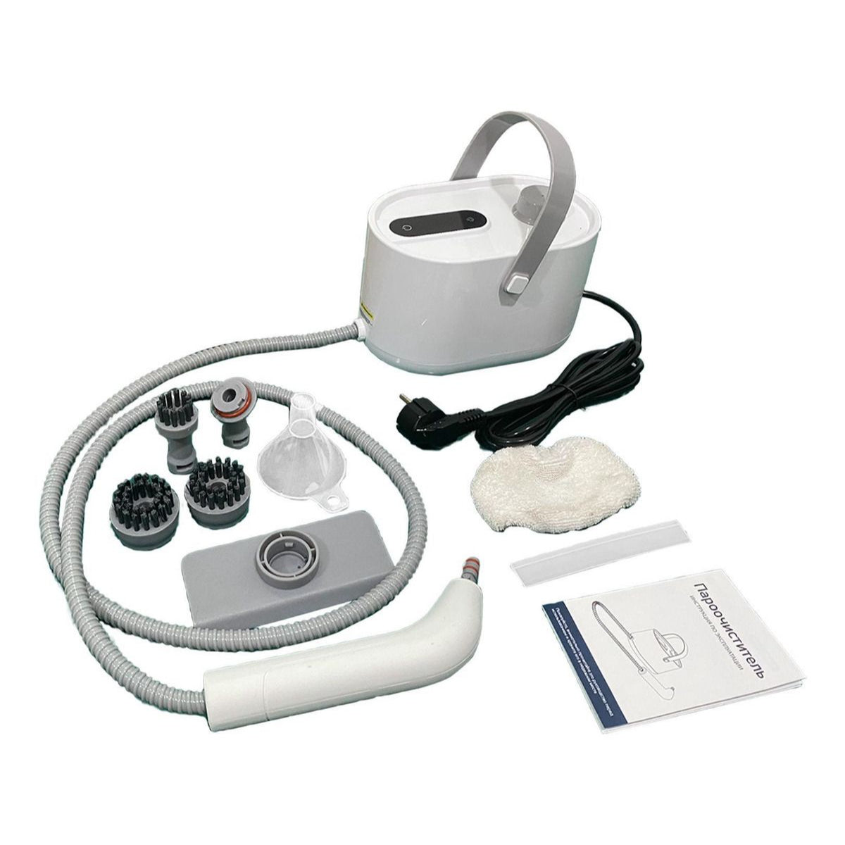 Multi-Function Steam Cleaner, 105°C High-Temperature, 2.6 Bar Pressure, with Brush Head and Glass Scraper for Home Appliances