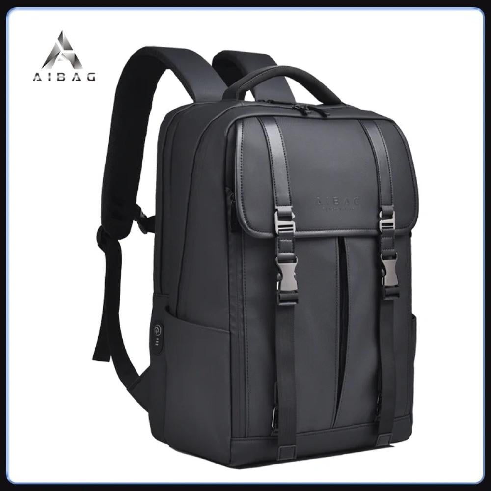 Smart Cooling Backpack with Built-in Fan, Type-C Charging, 360-Degree Ventilation, Black