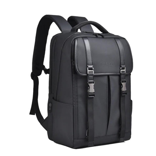 Smart Cooling Backpack with Built-in Fan, Type-C Charging, 360-Degree Ventilation, Black