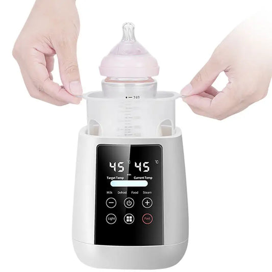 Digital Baby Bottle Warmer and Steriliser, 9-in-1 Multi-Function with LCD Display, Fast Warming, Steam Sterilisation, Food Heating, 48H Thermostat