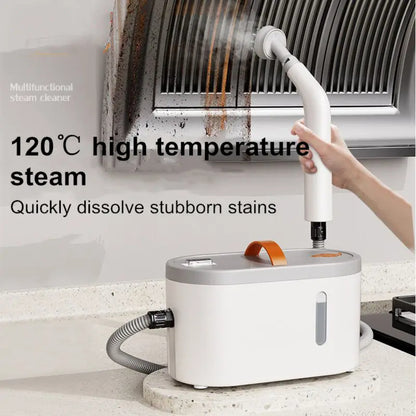 Multi-Function Steam Cleaner, 105°C High-Temperature, 2.6 Bar Pressure, with Brush Head and Glass Scraper for Home Appliances