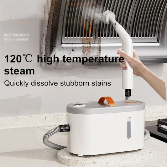 Multi-Function Steam Cleaner, 105°C High-Temperature, 2.6 Bar Pressure, with Brush Head and Glass Scraper for Home Appliances