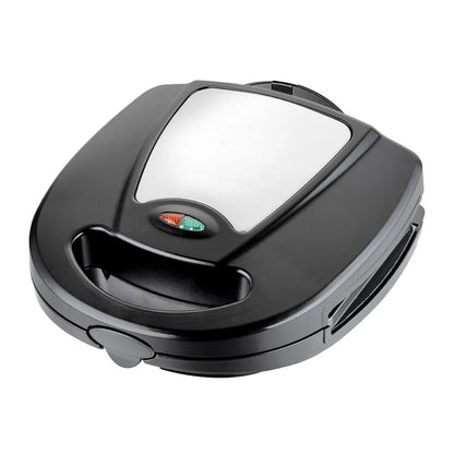 5-in-1 Sandwich Maker with Waffle and Grill Plates, 850W, Non-stick Coating, LED Indicator, Detachable Plates, 25 x 25 cm Cooking Surface