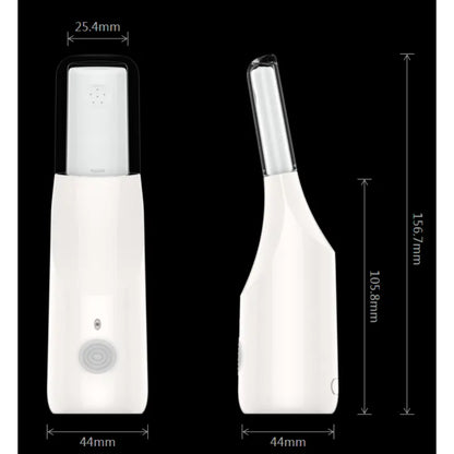 Portable Electric Bidet Sprayer, 3 Speed Settings, 350ml Reservoir, USB Type-C Charging, White