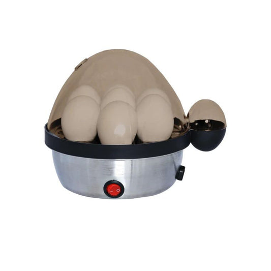 Electric Egg Boiler, 7 Eggs Capacity, Auto Shut Off, 16 cm x 16 cm, Soft Medium Hard Boiled
