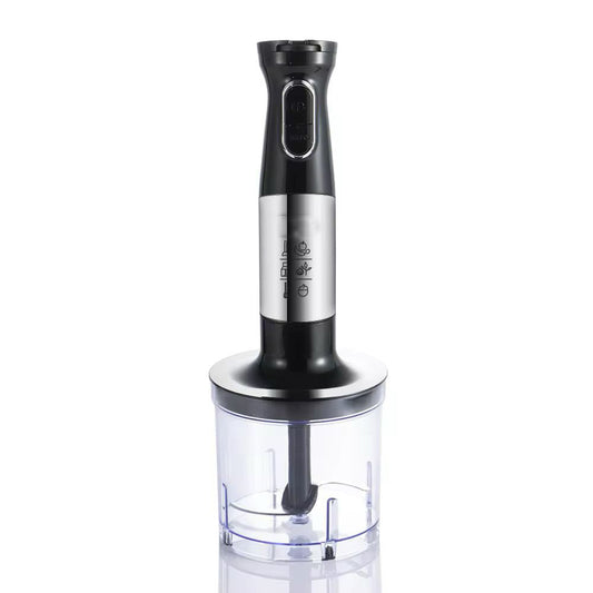 5-in-1 Electric Hand Blender Set, 1500W Stainless Steel, Infinite Speed Control with Whisk and Chopper