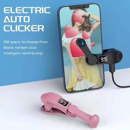 Auto Screen Clicker Finger Continuous Click Quick Click Mobile Phone Screen Tapper Suitable for Gaming Shopping Live Broadcasts Giving a Like in TikTok