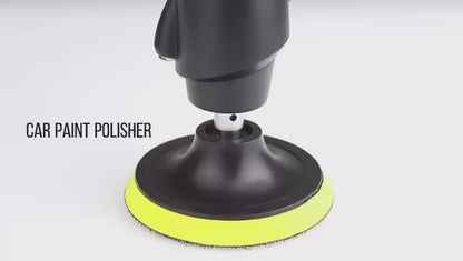 Cordless Car Polishing Machine, 3-Speed Brushless Motor, 2000mAh Battery, LED Display with Flashlight, 3 Polishing Heads
